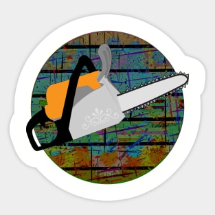 Chainsaw Sticker